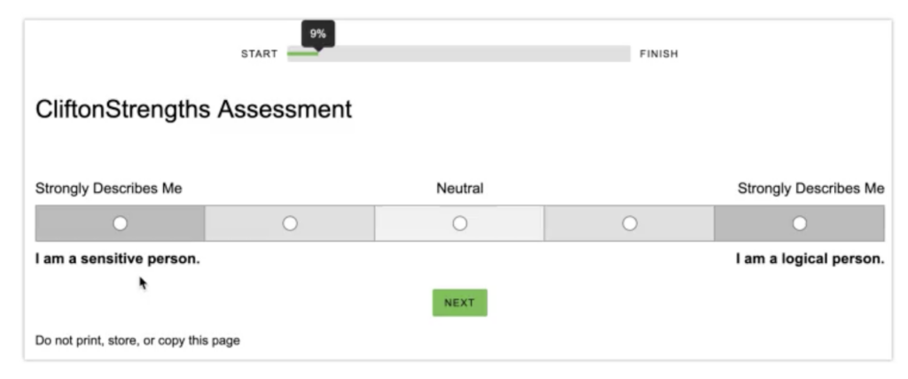 CliftonStrengths Coaching Strengths Finder Assessment